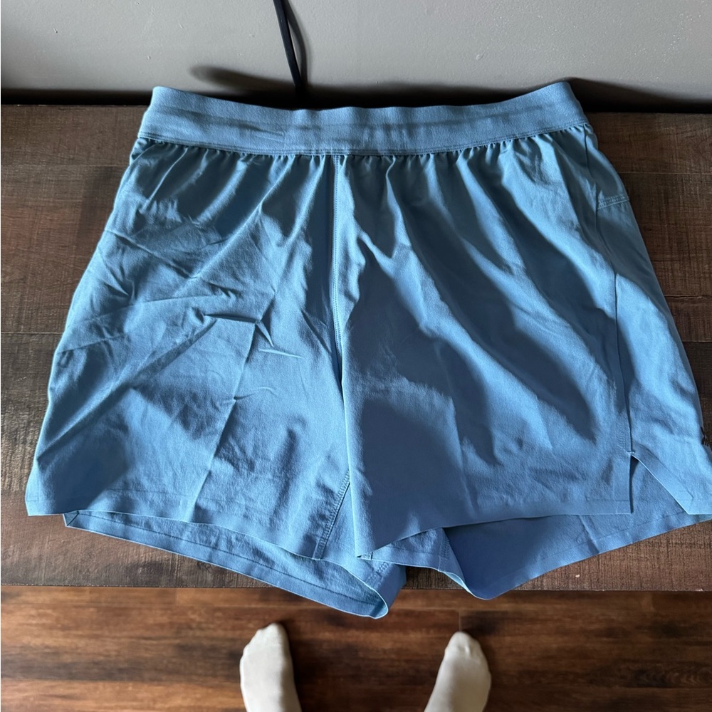 All in Motion Blue Athletic Shorts Lightweight Elastic Waist